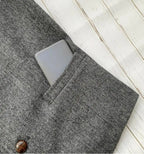 Jeremy | Wollgemischte Denim-Weste