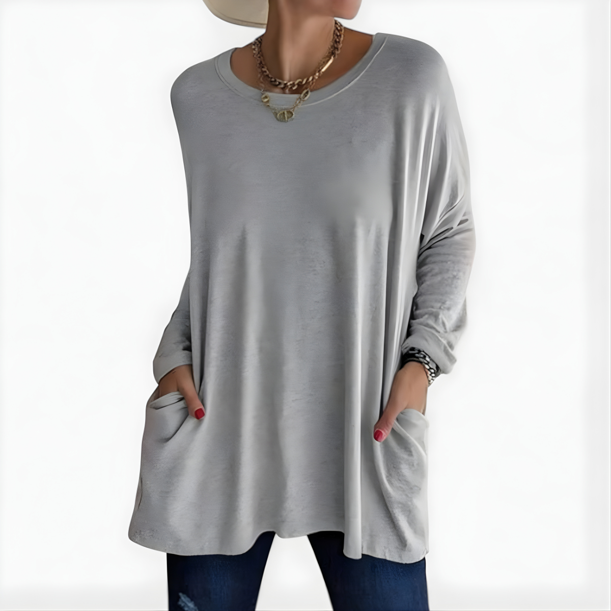 Honoria | Lockere Passform Pullover-Oberteil