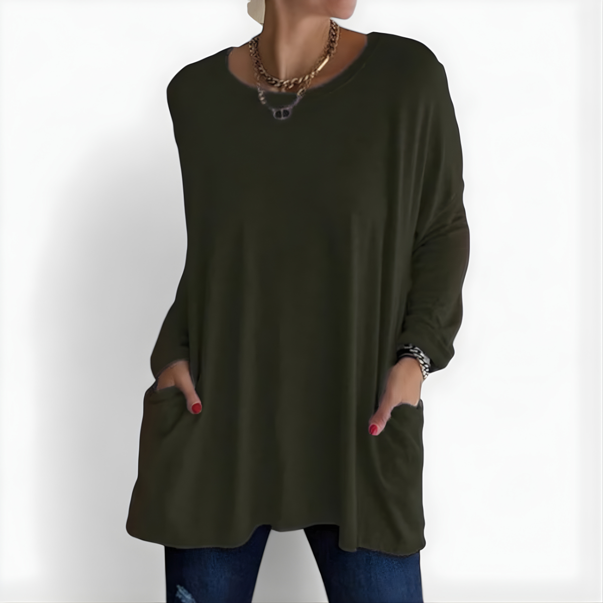 Honoria | Lockere Passform Pullover-Oberteil