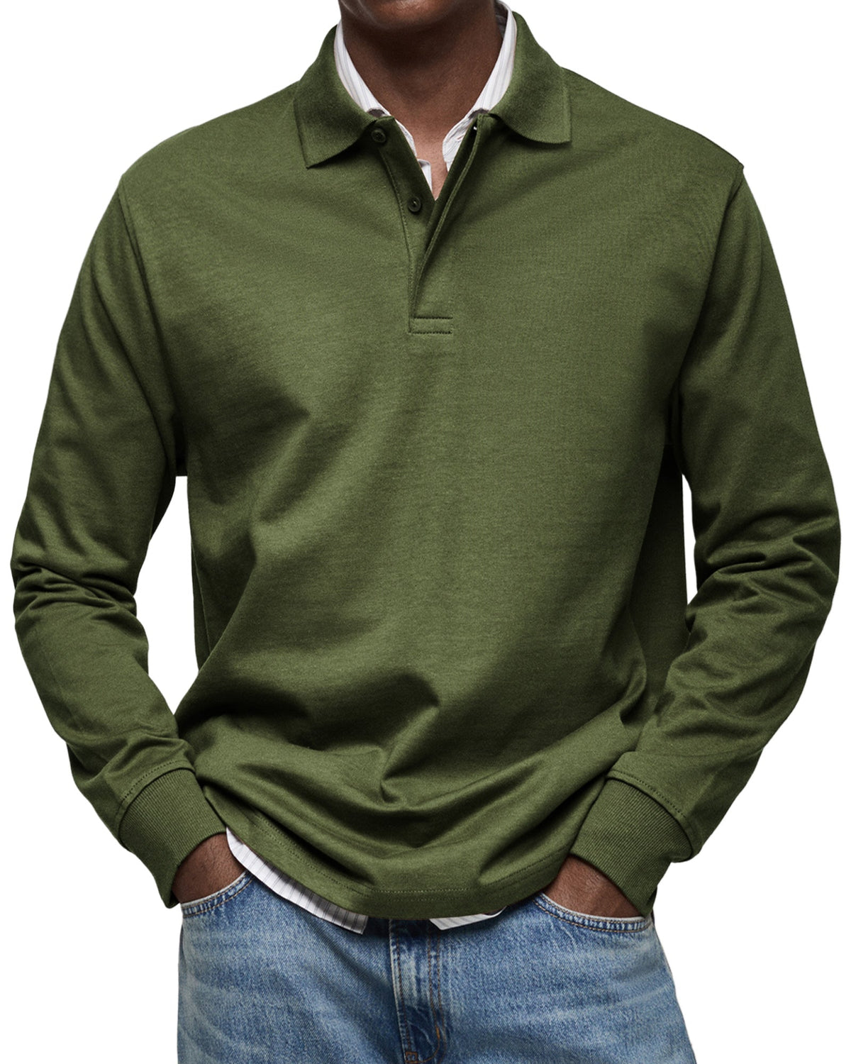 Hector | Langärmeliges Poloshirt