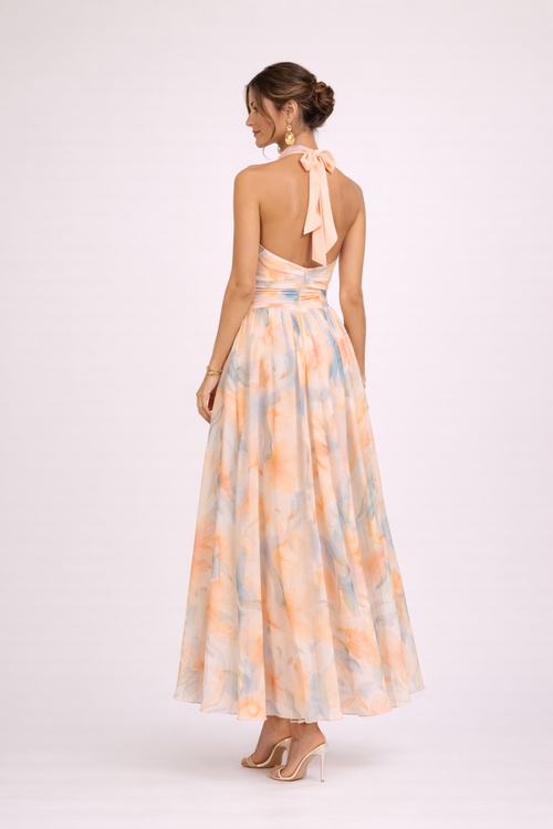 CAMILLE - Halterkleid Aquarell