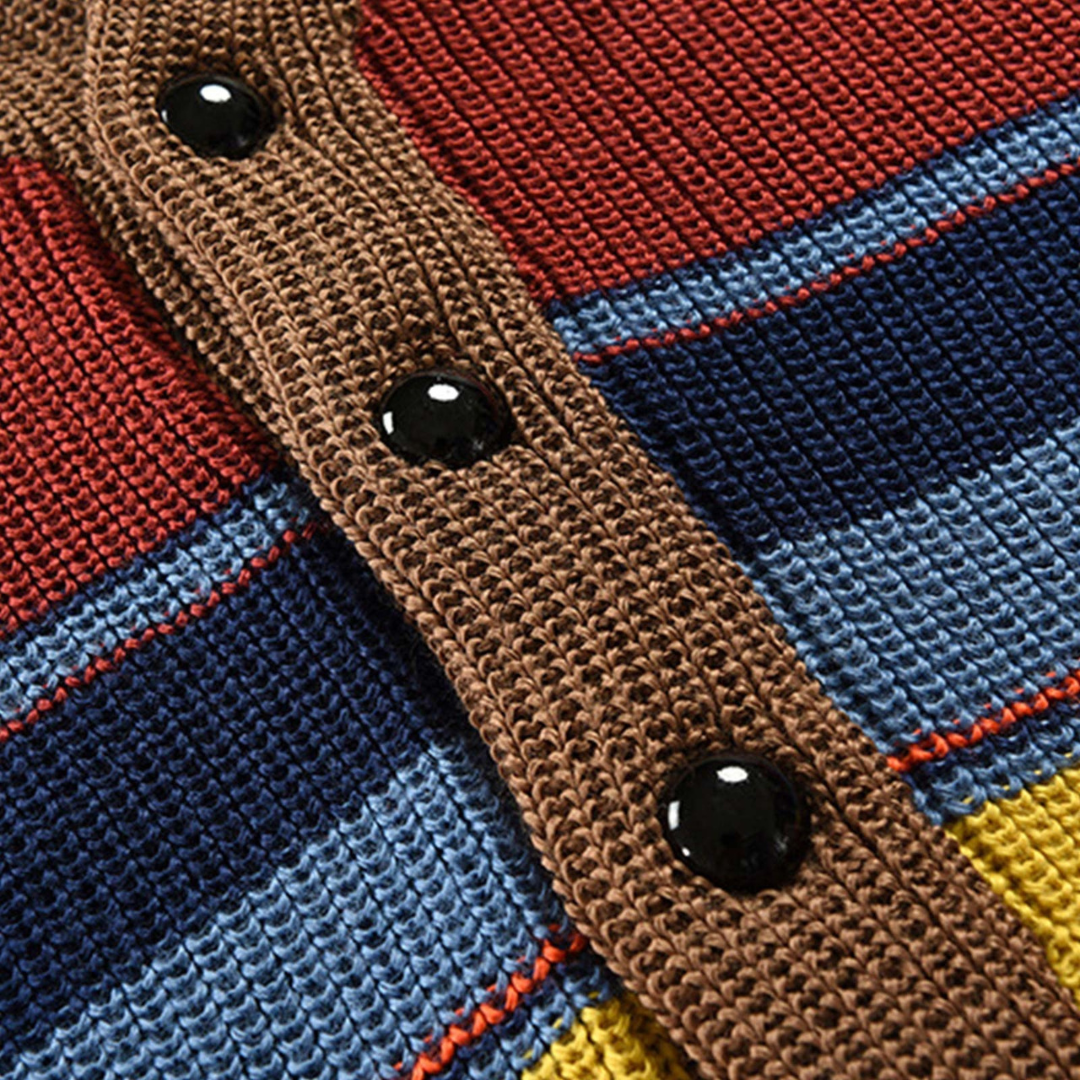 Wendel | Gestreifte Strickweste