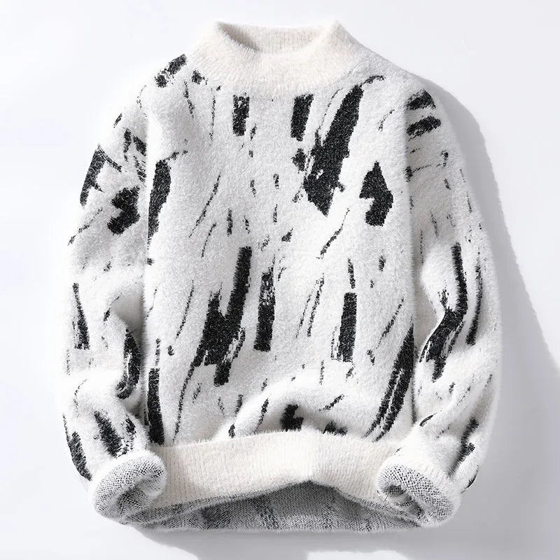 Arnold | Kaschmir-Halber Rollkragenpullover im Streetwear-Stil