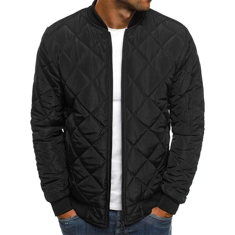 Dale | Baumwolljacke mit Rautenmuster
