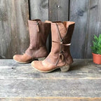 Alma | Vintage-Stiefel auf halber Wadenhöhe