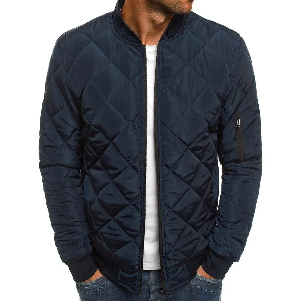 Dale | Baumwolljacke mit Rautenmuster