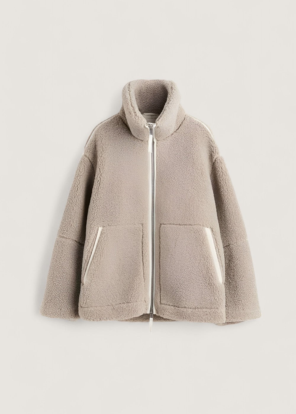 Maxine | Teddyjacke mit Reißverschluss