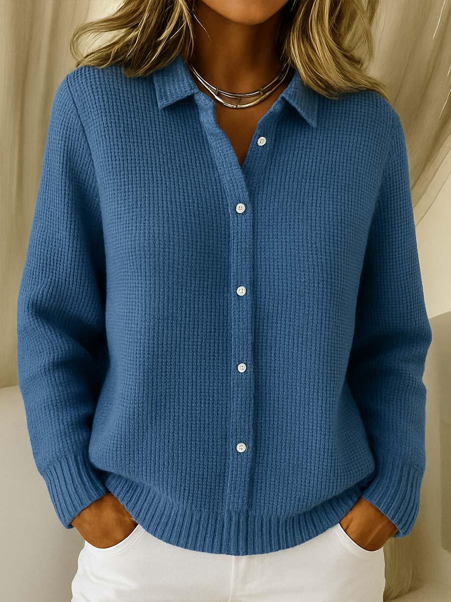 Lucy | Klassische Strickjacke