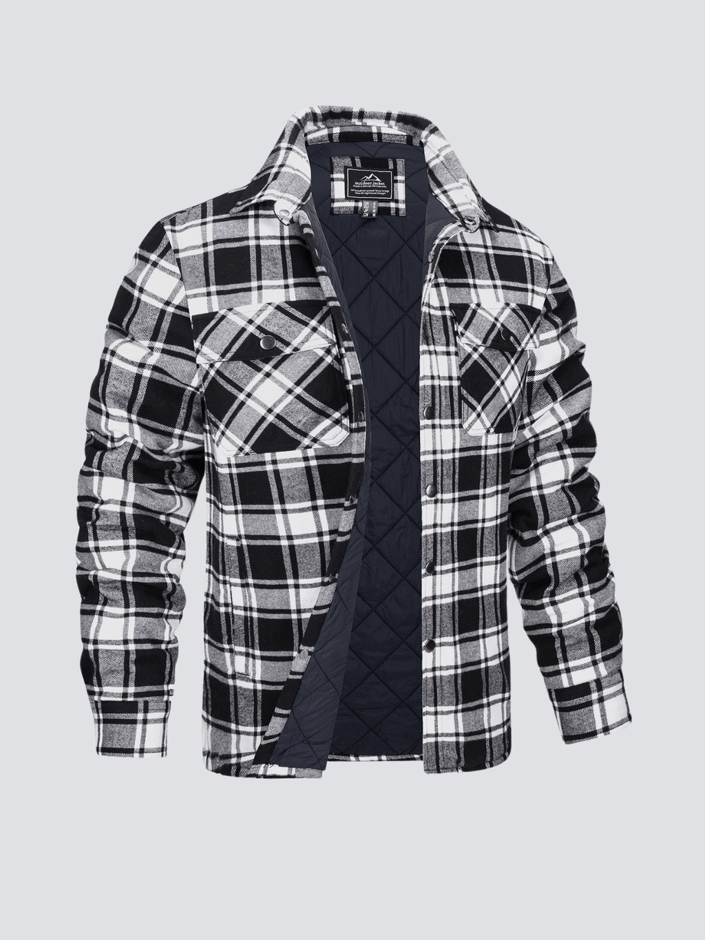 Kristian | Kariertes Motorrad-Langarmshirt