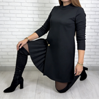 Calleya | Langärmliges Minikleid mit Plissee