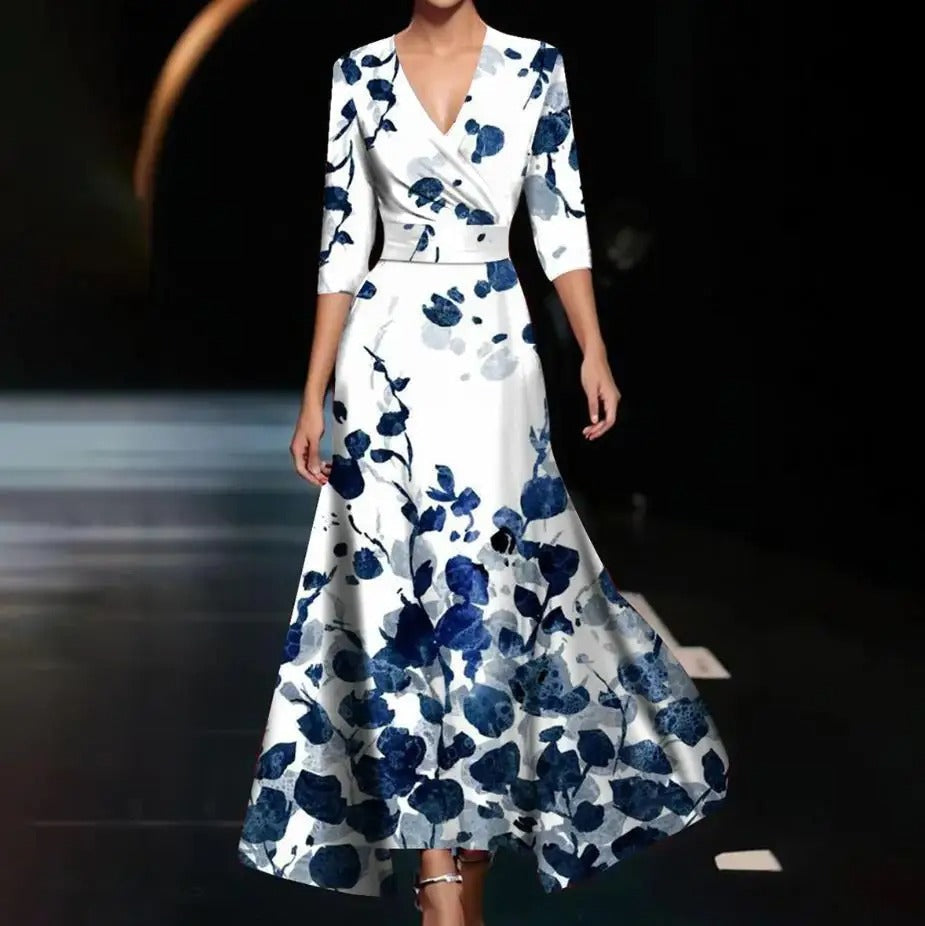 Emmily | Kleid mit mittellangen Ärmeln